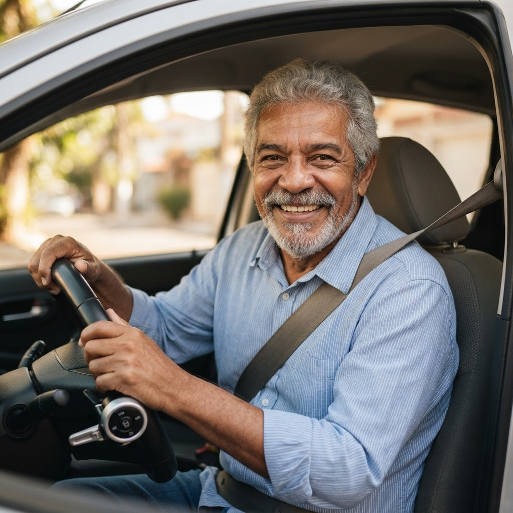 Foto de Antônio Ribeiro, cliente da Hand Drive